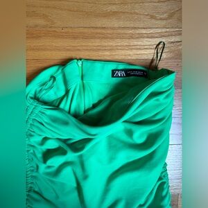 Zara green adjustable skirt